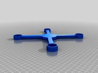 220 Size X Reacing Quad Frame for RS-2205 Motors by vosem