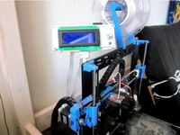 New screen mount for Prusa I3 by grandcrock