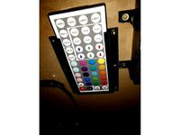 Underdesk LED remote holder by atanasovgoran