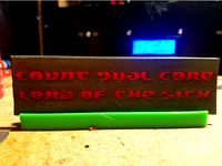Count Dual Core Desktop Plaque by ThePresident
