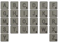 Scrabble Game Piece Wall Art by Jonathan_K1906