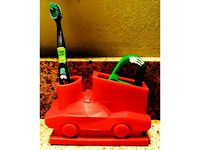 Police Car Toothbrush Holder by johncbowers
