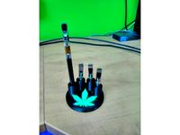 2 color, 4 slot vape pen stand (10mm diam hole) by JYewnidt