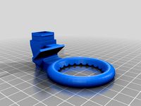 Anet A8 Hesine center fan with LED strip holder by PMaus
