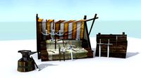 Medieval Weapons Stall