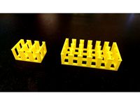 Customizable spectrophotometer cuvette rack by jwchew
