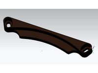 AnyCubic Delta Linear Plus 240mm Bed Clip Extended by grandysims