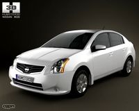 Nissan Sentra 20123d model