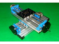 041-Homemade CNC Mill Router Drill Milling 3D Printer Laser Plotter DIY X Axis Slide Guide Rail Linear  by doitverything