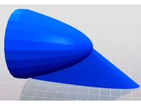 Velomobile Aero Shell for B&M Cyclestar Mirror by sbtriker