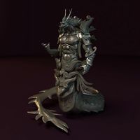 Dragon God Statue3d model