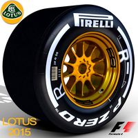 E23 Medium Rear tyre3d model
