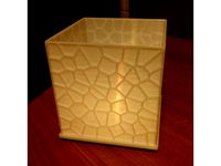 Voronoi Tea Light Shade (OpenSCAD) by gaellafond
