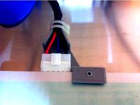 Anet A8 Strain relief bracket for heated bed cable by Exterminate