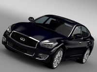 Infiniti Q70 Hybrid (Y51) 20153d model