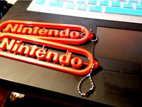 Nintendo Logo Keychain by annaks13