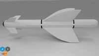 AGM 119 Missile3d model