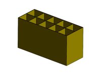 10-hole Pen/Tool/Part Holder by tetralite