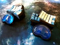 Dactyl extended bottom case with gel wrist rests by morph2k4