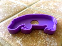 Remix of Hippo Cookie Cutter by ReMont