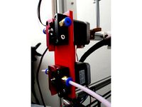 Dual NEMA 17 Extruder Bracket for HyperCube by ChatToBrian