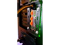 Vertical Gpu mounting bracket case back plate by Tactical_Pickle_Gaming
