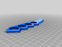 Naruto asuma blade inspired knife by MediAlleX