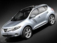 Nissan Murano 2009 midpoly3d model