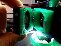 Anet Magnetic Extruder Fan Frame KIS by Axxaran