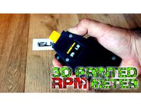 3D printed RPM meter with arduino by ELECTRONOOBS