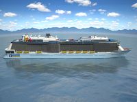 Quantum Of The Seas VRAY3d model