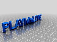 PlaymoLive 2ème et dernière écriture (avec la tête et sans socle ) By Alexandre Beyer by alexandrebeye23