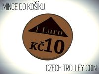10 KČ / 1 Euro - Shopping cart coin by Flowr