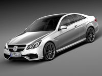 Mercedes-Benz E63 AMG Coupe 20163d model