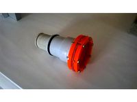 Flange with M3 Nuts to make a cap on tube by archi888 by archi888