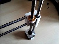Prusa i3 mk2 x-ends for 22mm leadscrew nut by bbandi
