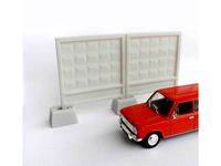 Concrete modular fence of the USSR PO-2 by Porshen