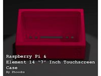 Raspberry Pi & Element 41 "7" Inch Touchscreen Case by phooobs