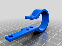 MPCNC-C (23.5 mm conduit) MakerBot Endstop v1.2 Holder by Williaty
