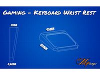 Gaming Keyboard Wrist Rest by mpires