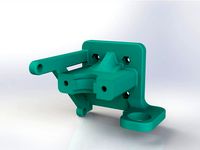 i3 Bowden E3D Holder with Prox sensor by benjtoa