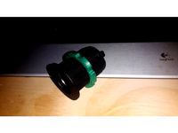 Threaded nut for 12V Car power adapter by renelm