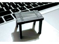 Wooden Stool by YellowScope
