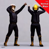 WMan0003-St / 3D Human for superior visualizations3d model