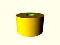 Sound dampening bush for use with acoustic washers to make printer quiet. by AAZeroThree4
