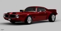 Pontiac firebird 19743d model