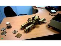 SCV-70_White_Base lasercut (1/500) by caractere