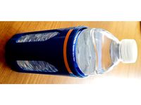 Bicycle Water Bottle Adapter for disposable 16.9oz/500ml bottles by elhalpern