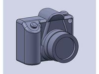 DSLR Camera Keychain by cfisch06