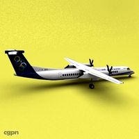 Q400 Flybe3d model